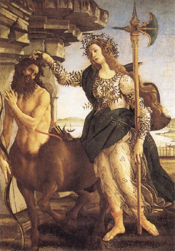 Pallas and the Centaur, Sandro Botticelli